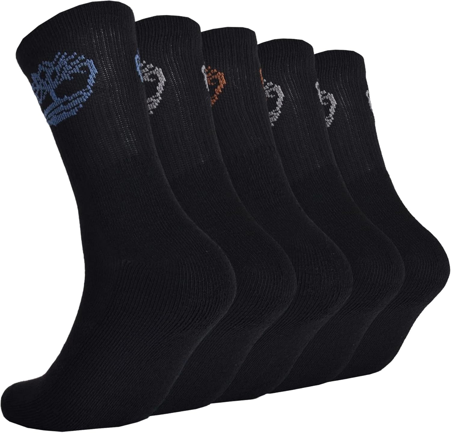 Timberland Boys' 5-Pack Sport Crew Socks - Image 2