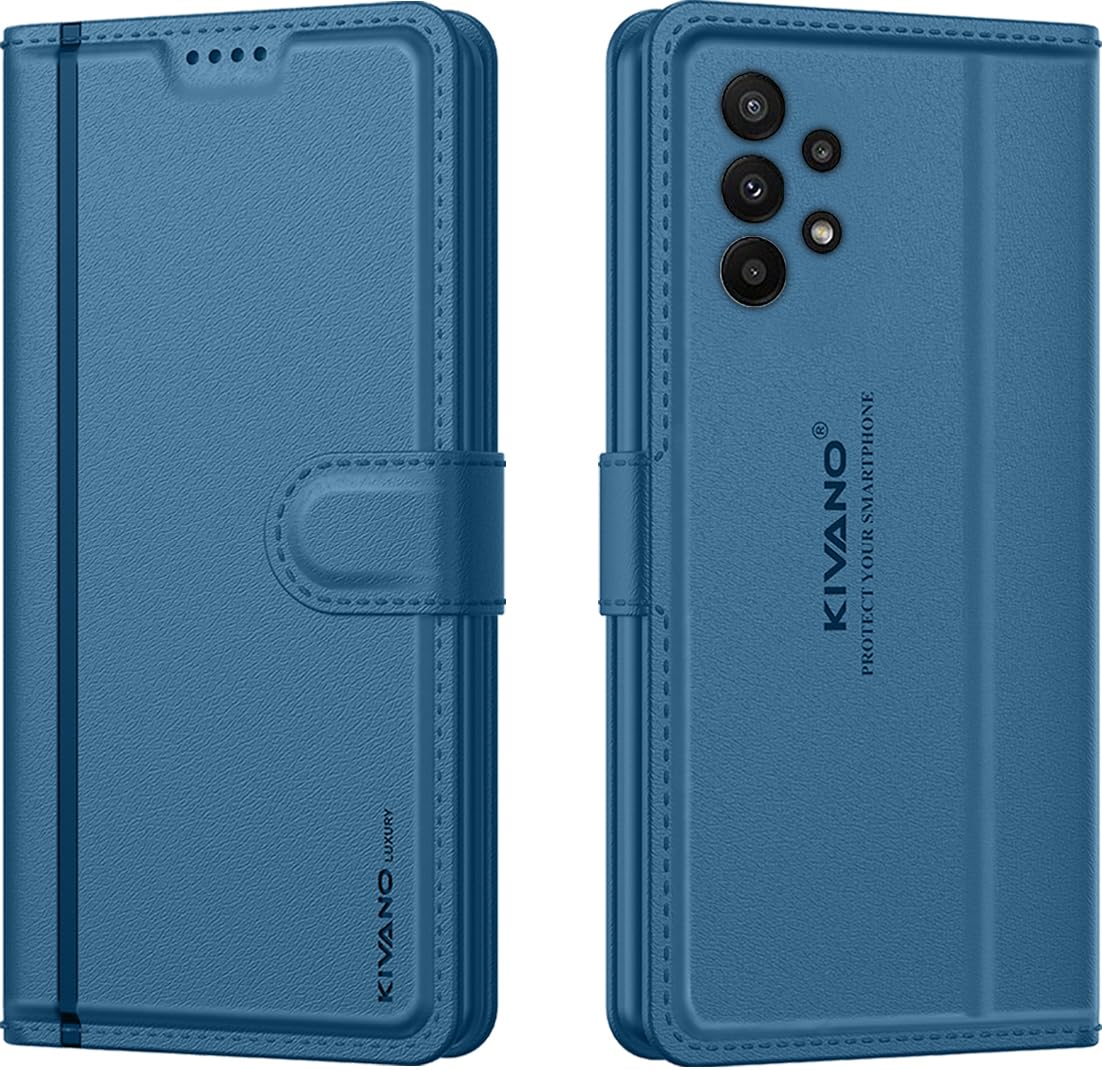 KIVANO LUXE® Compatible with Samsung Galaxy A73 5G Artisanal Leather Wallet Case with Card Holder for Men Women, Magnetic Flip Folio Cover with Stand RFID Blocking Cell Phone Case (B0CB4PK9DD) Amazon Price History, Amazon Price Tracker