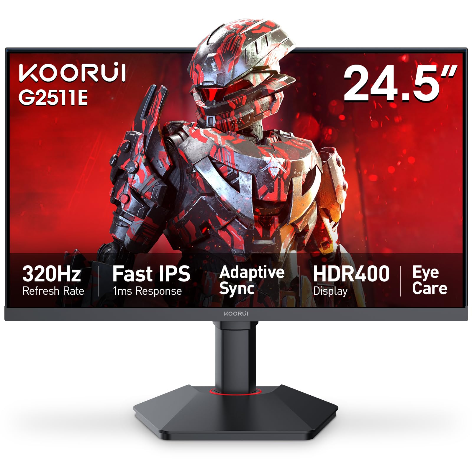 Amazon.com: KOORUI 24.5 Inch Gaming Monitor, 1ms, 320Hz Monitor