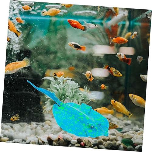 Miniatura 8 de Decoración luminosa de pecera artificial, mini decoración, decoración brillante, juguete de pez robot que nada acuario luminoso, peces falsos,