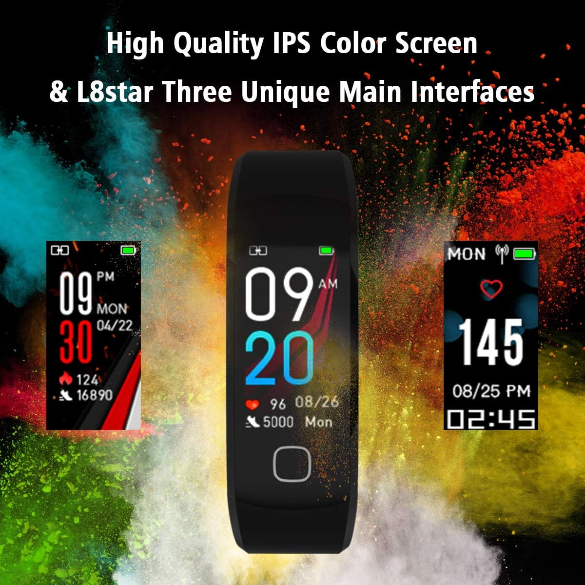 L8star Fitness Tracker Display Interfaces