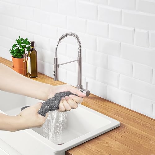 Miniatura 3 de Airensky Juego de toallas de cocina y paños de cocina (paquete de 6), trapos suaves y duraderos, 12 x 12 pulgadas, 3 gris oscuro, 3 gris claro