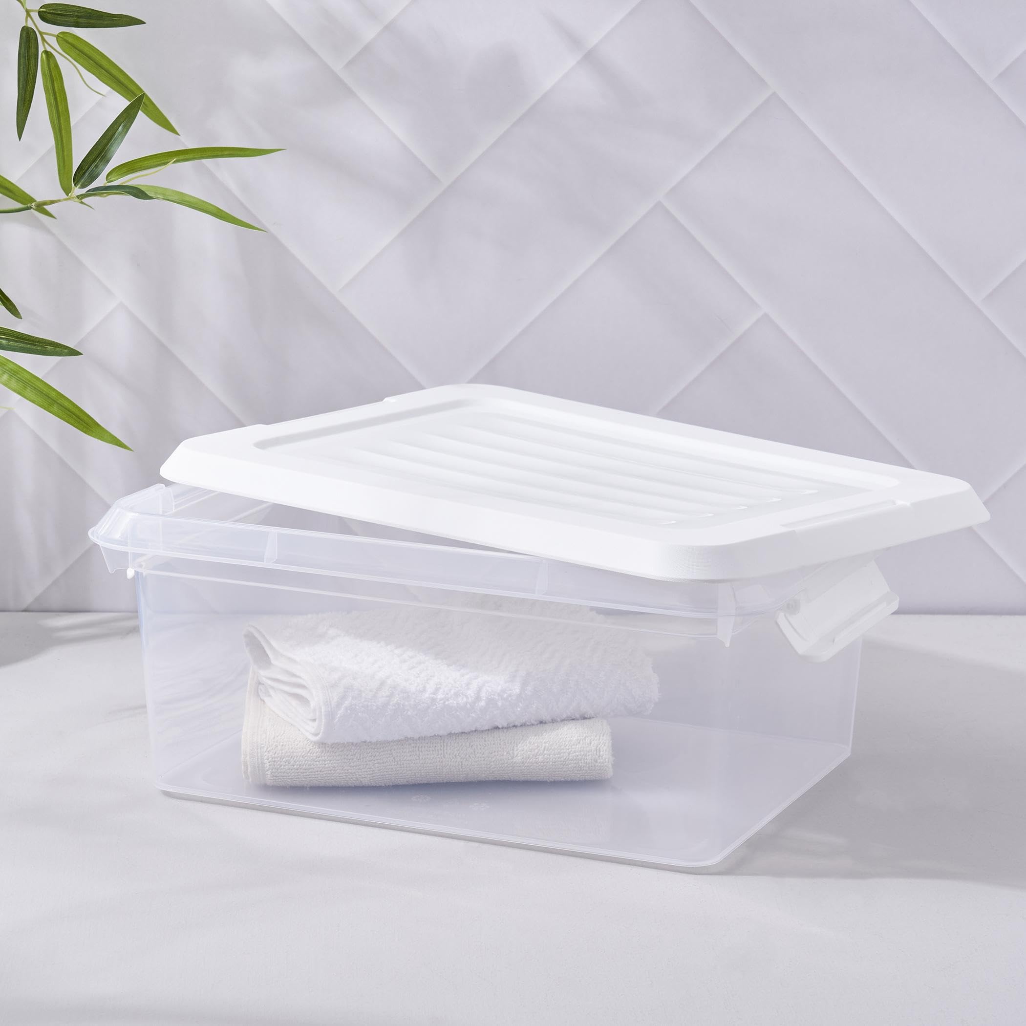Home Centre Omnia Secure Polypropylene Storage Box with Lid