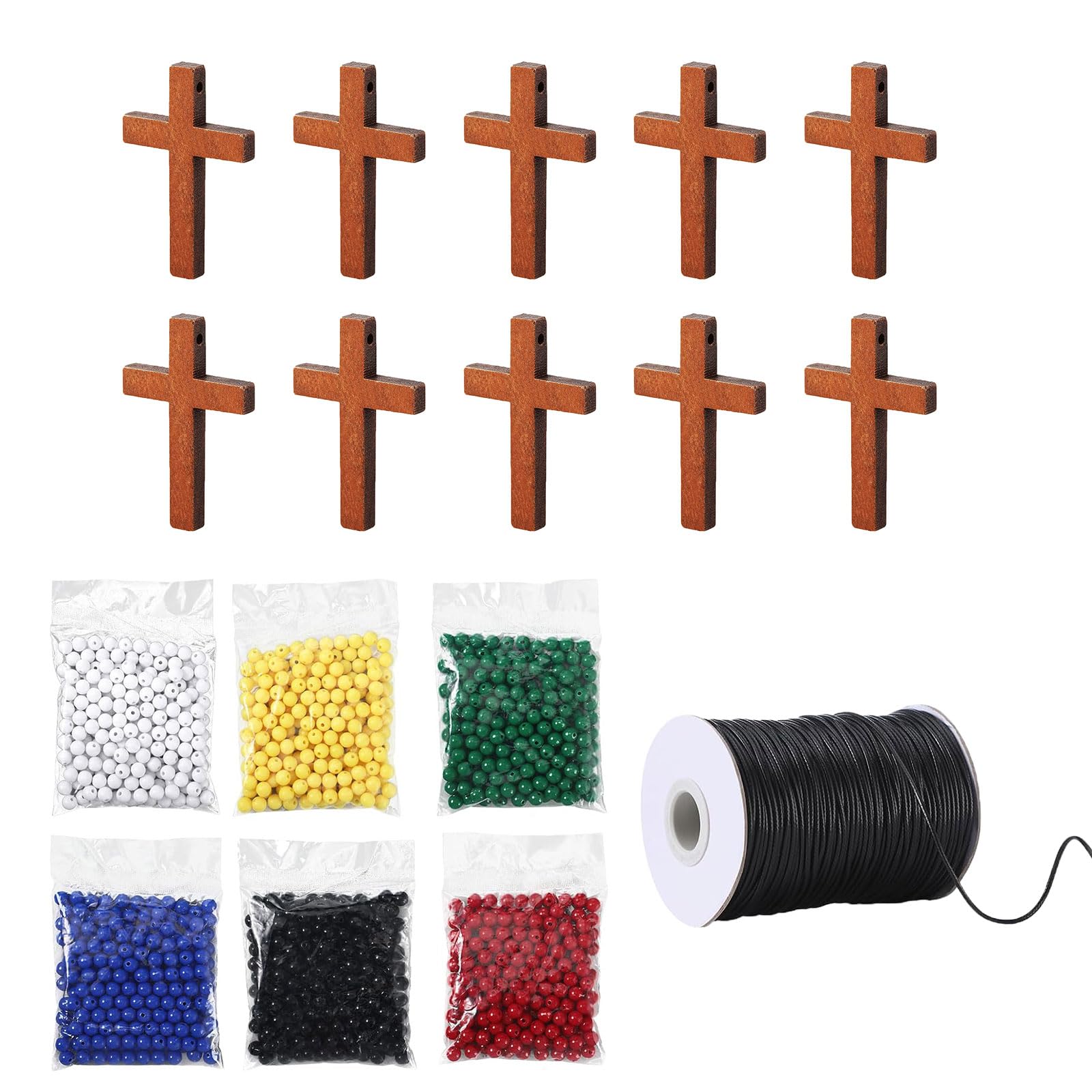 Plan of Salvations - Kit per insegnare la Bibbia, 6 perline colorate, kit per la creazione di collane