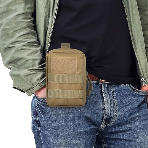 Miniatura 3 de Molle - Bolsa táctica para cinturones, chalecos, mochilas, accesorios de equipo de utilidad, bolsa de bolsillo, bolsa de senderismo al aire libre