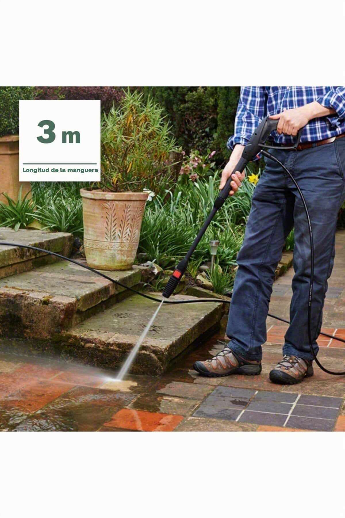 Bosch Hidrolimpiadora de Alta presión EasyAquatak 100 Long Lance