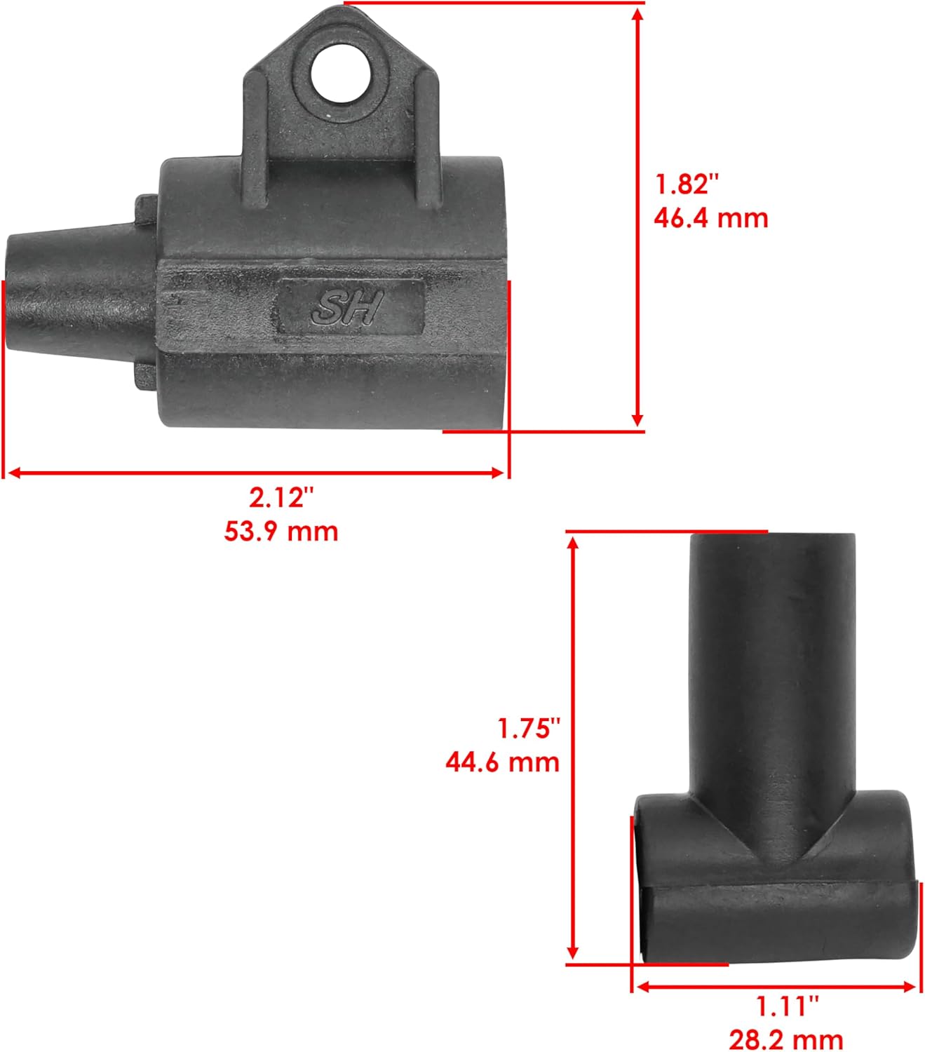 Caltric Ignition Coil Compatible with Polaris Intl Sl 780 Sl780 Sl-780 / Slt 780 Slt780 Slt-780 1996 1997