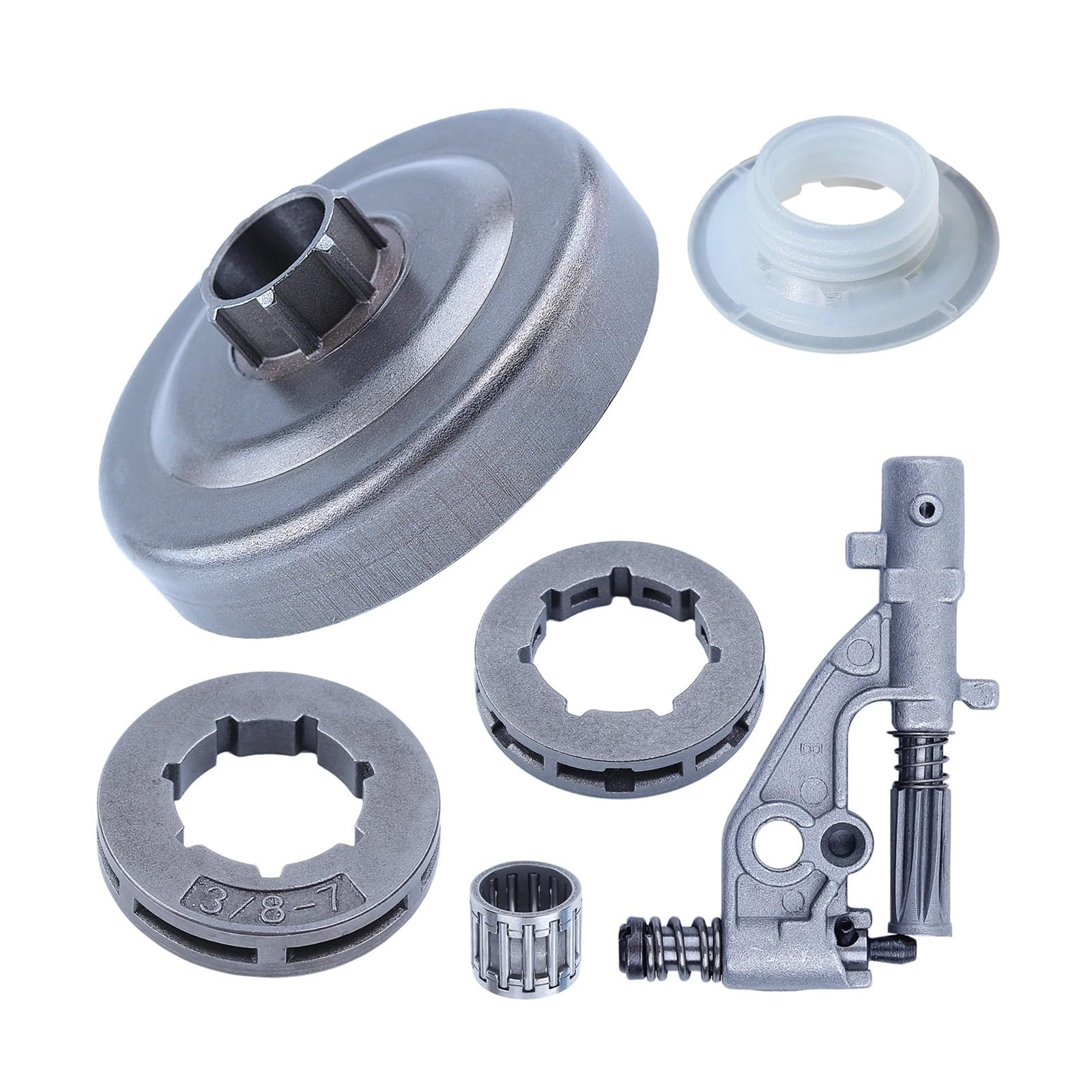 Kit de cojinete de Agujas for Rueda Dentada de Tambor de Embrague de Bomba de Aceite for Motosierra 357XP 359 357 XP, Repuesto de Repuesto