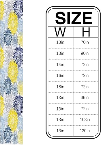 Miniatura 5 de Camino de mesa floral de 13 x 70 pulgadas, lino de arpillera, antideslizante, resistente al calor, mantel individual para decoración del hogar para