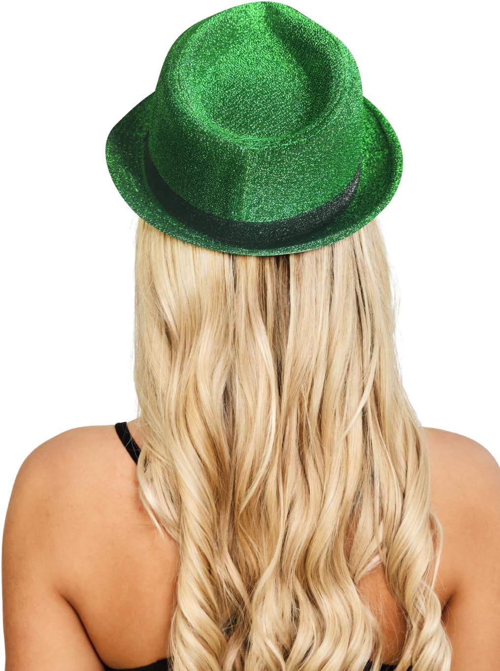 Seasons St. Patrick's Day Fedora Hat, Green Fedora for Irish St. Patrick's Day Costume Accessories Hat, Men & Women - Image 4