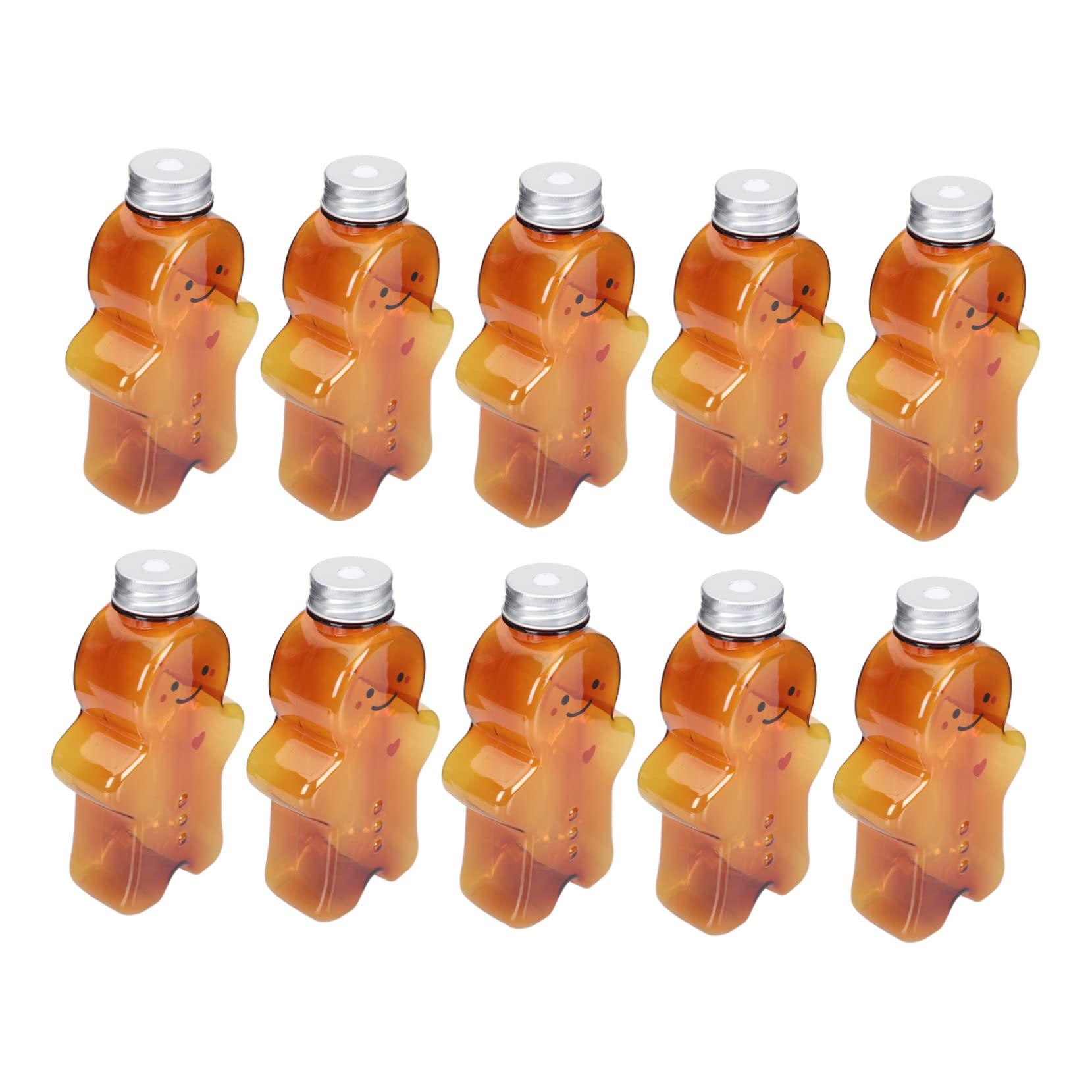 Amazon | SHOWERORO 500ml透明プラスチック飲料ボトル 蓋付きジュース