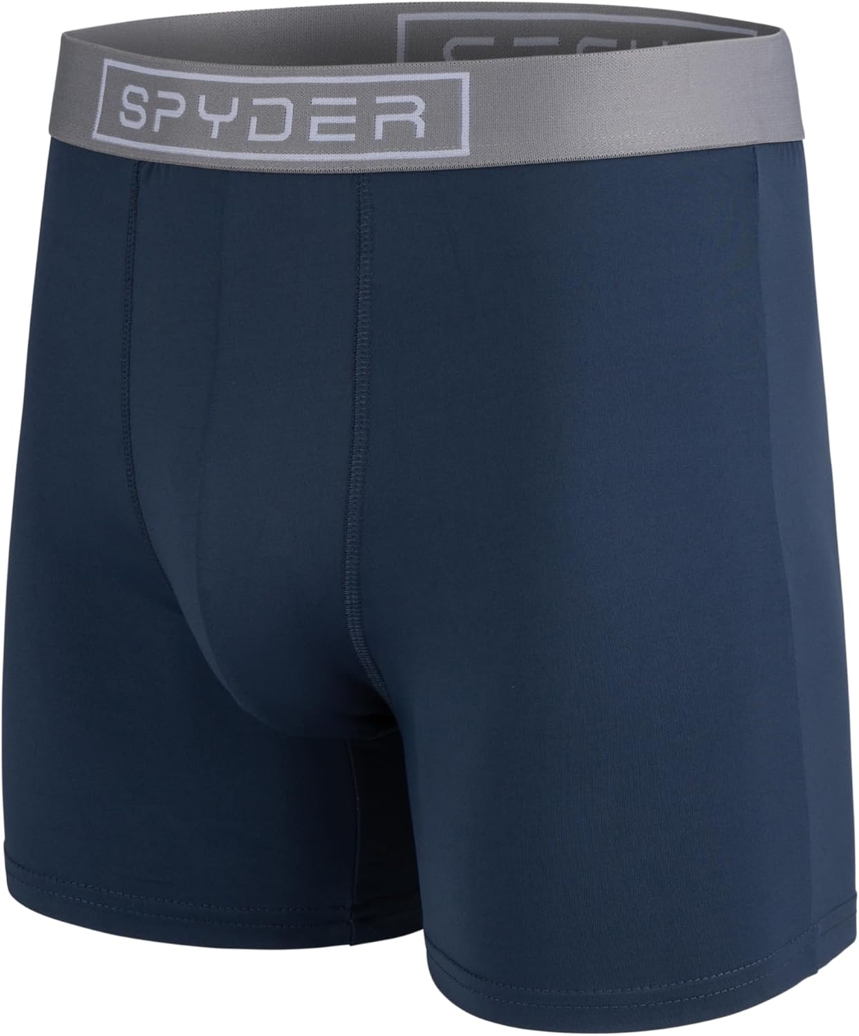 Spyder Mens Boxer Briefs 4 Pack Poly Spandex Performance Boxer Briefs Underwear