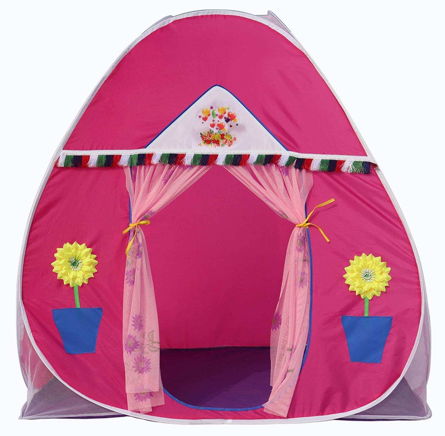 LittleStar Foldable popup Play Tent House for Kid's (Pink)