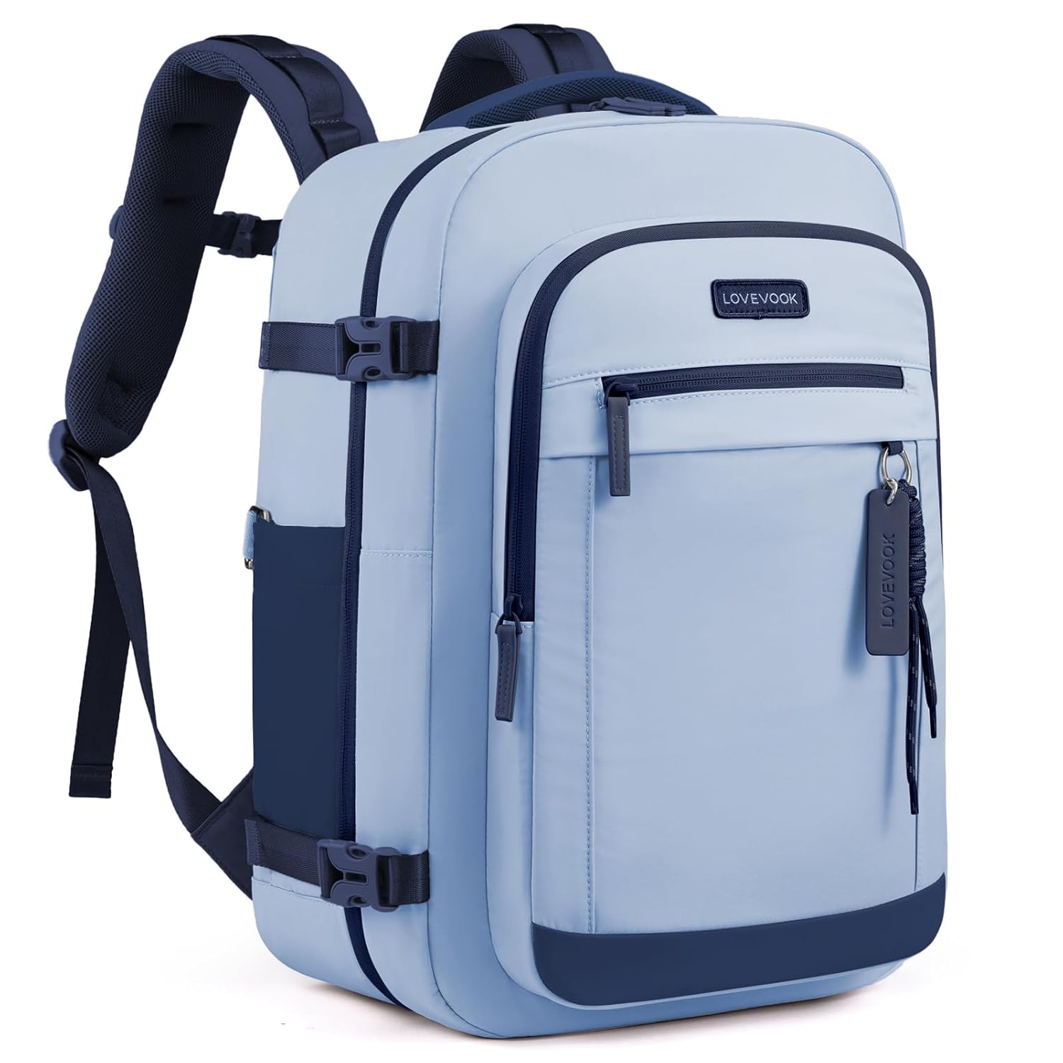 LOVEVOOK 40L Travel Backpack for Women Men Airline Approved Carry On Luggage TSA Personal Item Bag fits 15