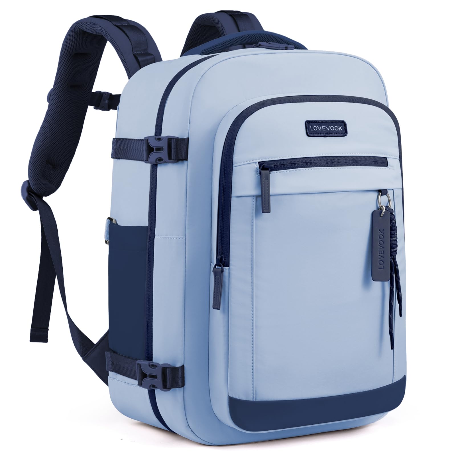 LOVEVOOK 40L Travel Backpack for Women Men Airline Approved Carry On Luggage TSA Personal Item Bag fits 15