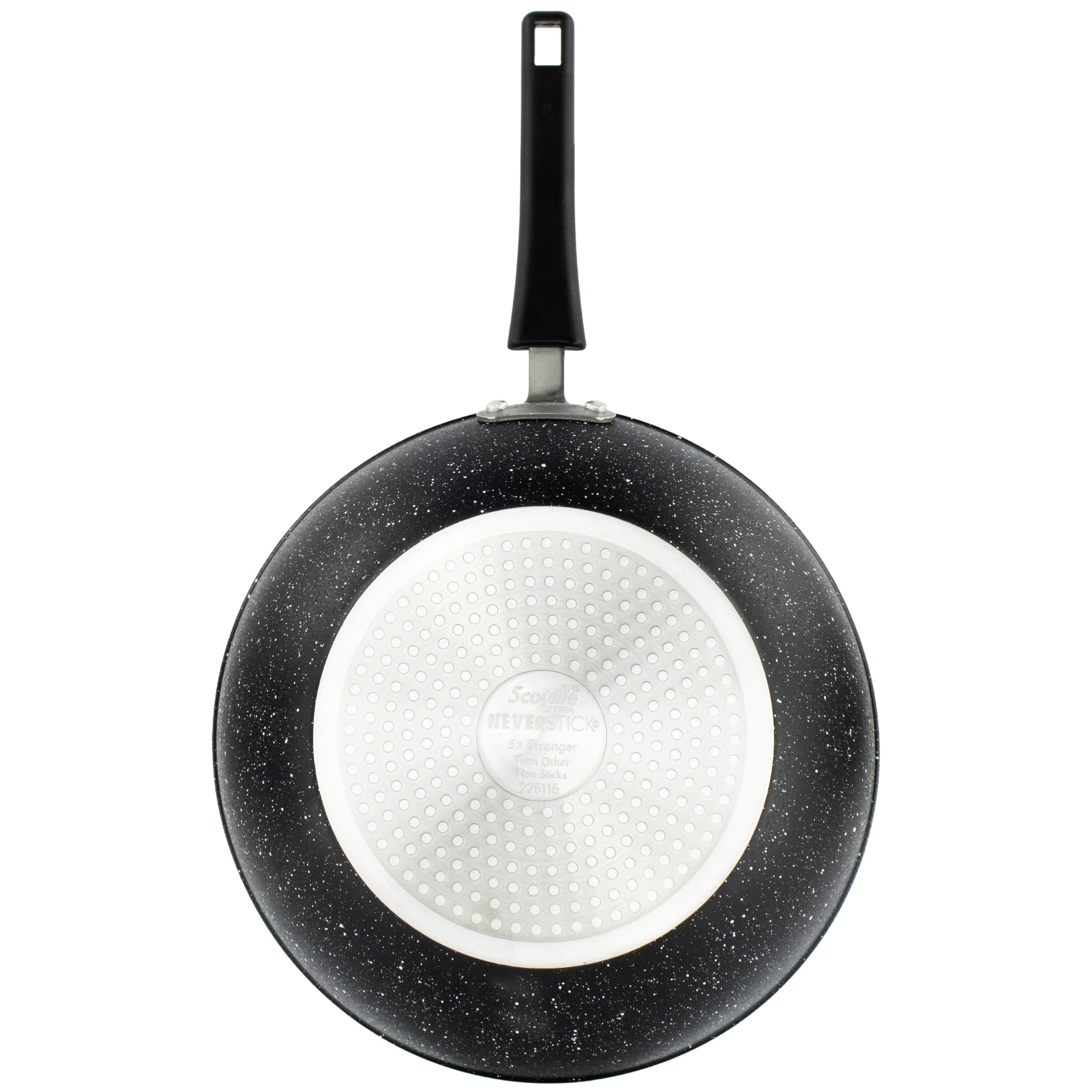 Scoville Xtra - Padella wok da 28 cm, antiaderente, rivestimento NEVERSTICK, adatta a tutti i piani cottura, lavabile in lavastoviglie, manico ergonomico, senza PFOA, in alluminio temperato, colore