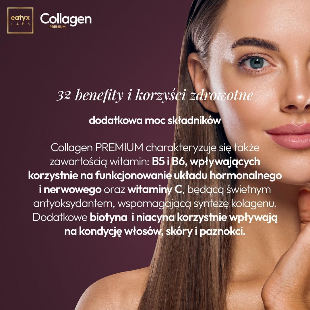 eatyx LABS Collagen Premium 30 Shots - Monatskur mit 16.000 mg Kollagen pro Portion - Flüssiges Trinkkollagen - Mango Maracuja - Glutenfrei, ohne Zuckerzusatz