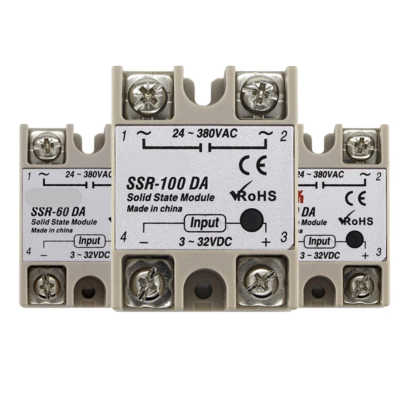 SSR-100DA relais statique 100A à commutation rapide pour charge industrielle