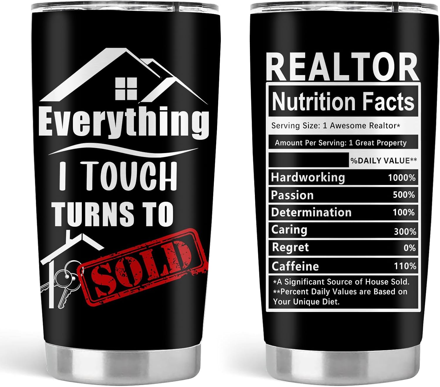 Absacie Real Estate Agent Gifts, Realtor Tumbler, Gift for