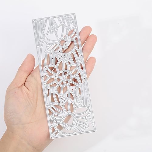 Miniatura 10 de ORIGACH 10 piezas de metal para marco de plantas de flores, troqueles de corte para primavera, verano, otoño, temas de flores, troqueles de metal,