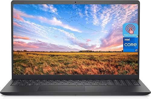 Dell 2023 Laptop Inspiron 15, pantalla táctil de 15.6 pulgadas, procesador Intel Core i7-1255U, 16 GB de RAM, SSD de 512 GB, gráficos Intel Iris Xe,