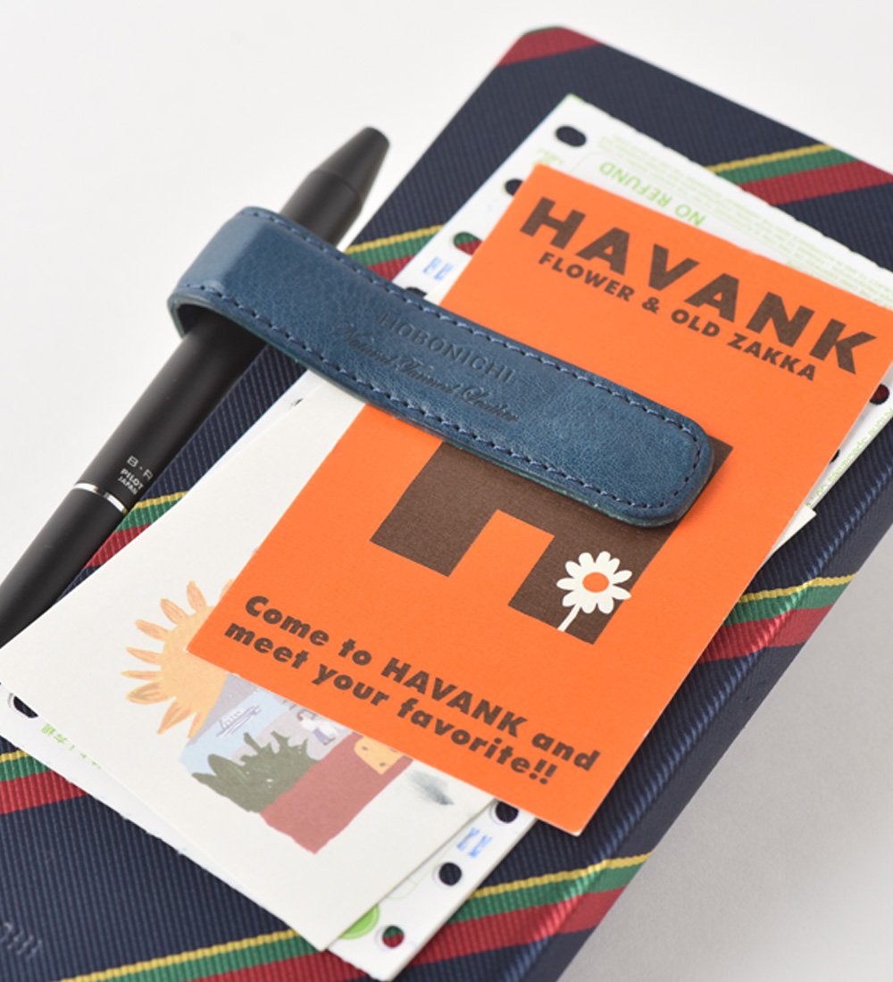 Amazon.co.jp: ほぼ日 レザークリップ ネイビー ほぼ日手帳 WEEKS用