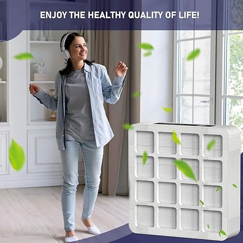 Miniatura 5 de F8 PreMax - Filtro de repuesto HEPA de prefiltro compatible con prefiltro IQ Air HeathPro Series Pre-Max, filtro de repuesto True HEPA de primera