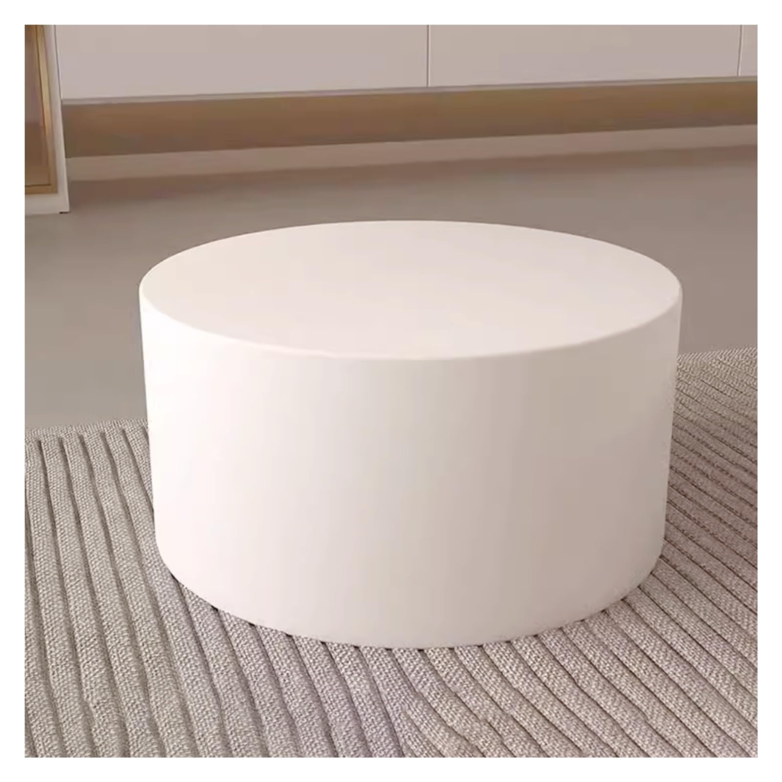 LYDBMYT Round Cylinder Pedestal Stands, Pedestal Figure Display Base, Showing Bag Shoe Food Cosmetics Pedestal for Wedding Dress Dressing Room(50x30cm)