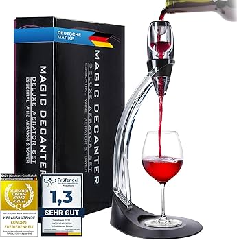 MAGIC DECANTER DELUXE AERATOR SET 2個セット Vin Aerator Magic Decanter Deluxe med stativ Luxury Wine Decanter
