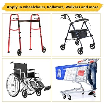 Amazon.com: LDXDRU 2Pcs 8 Inch Walker Wheels Replacement
