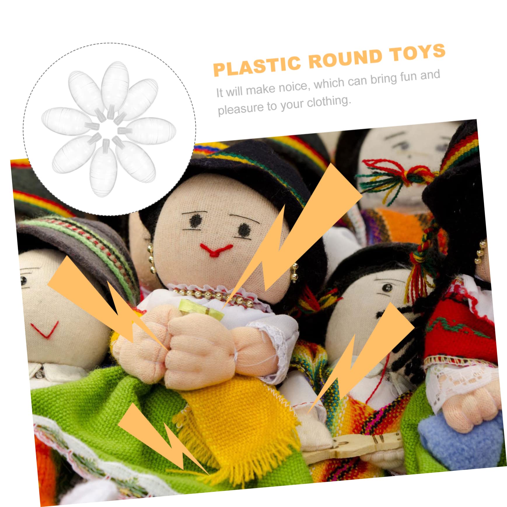 ifundom 30Pcs Whistles Dual Tone Plastic Sound for DIY Handmade Clothing Decor Lightweight Squeaky for Playtime and Creative Projects