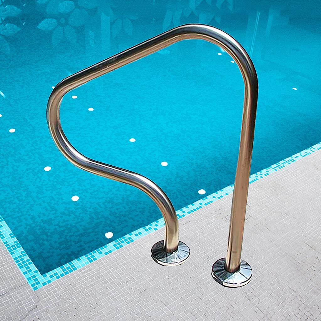 Mains courantes de piscine faciles à monter pour éviter les glissades