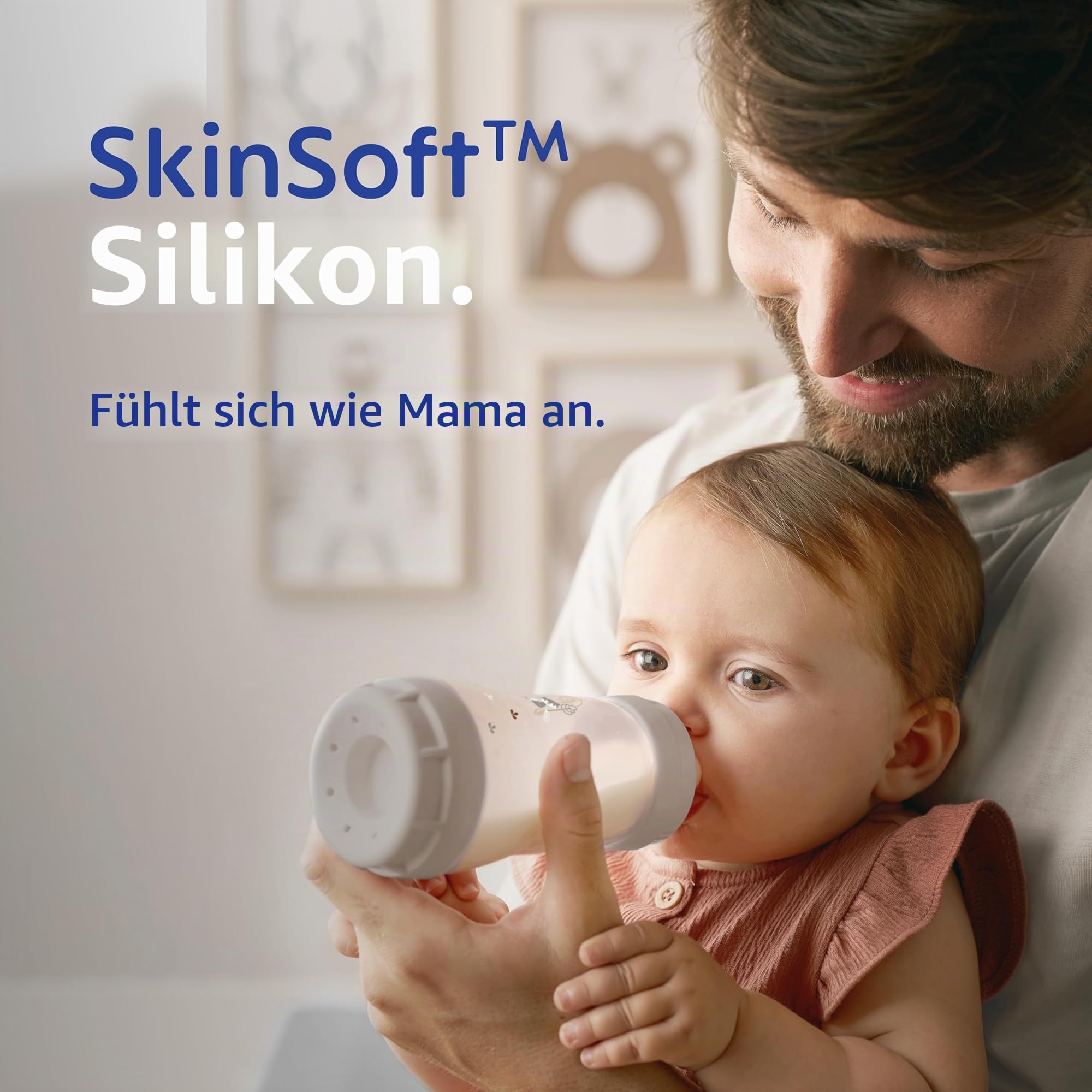 MAM Sauger Größe 0 | 4er Pack | extra langsamer Durchfluss | passend für alle MAM Flaschen | aus SkinSoft Silikon | Babyzubehör für Neugeborene