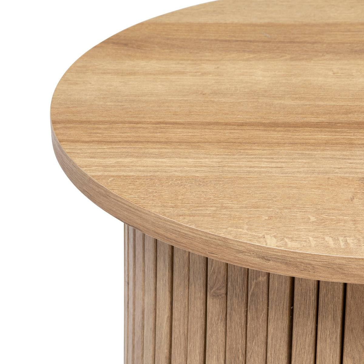 ATMOSPHERA CREATEUR D'INTERIEUR - Tavolino colva in impiallacciato effetto legno d45cm