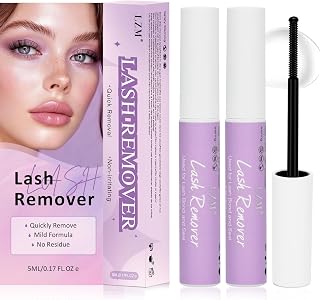 LZM Bond And Seal Set of 2 Individual Eyelash Removers, Soft and Safe Formula for Individual Eyelashes, 5ml