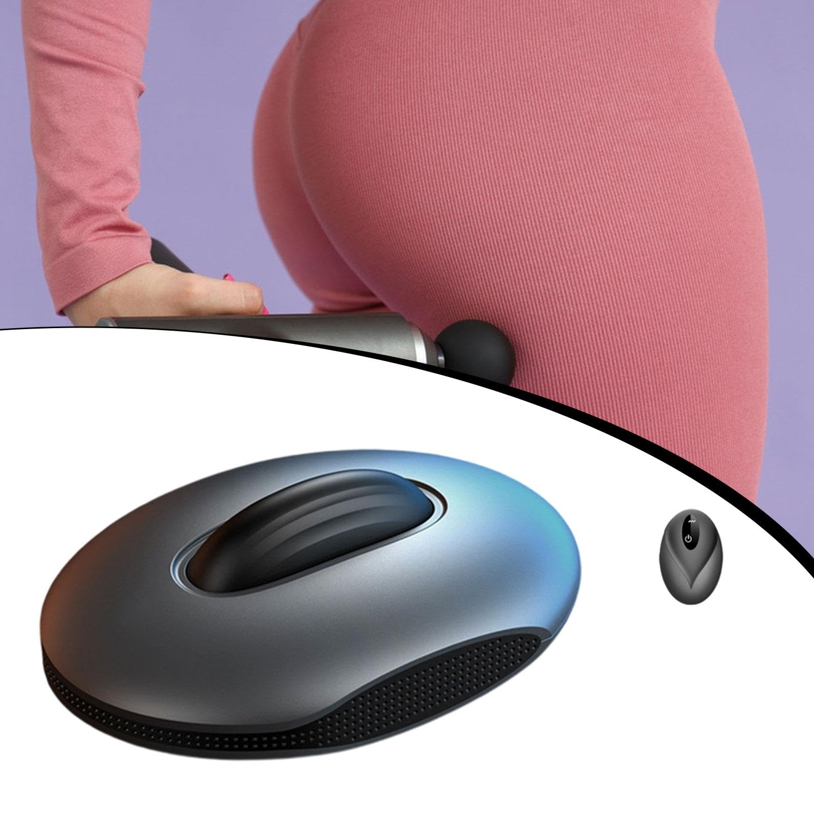 Cuscino per l'allenamento dei muscoli del pavimento pelvico, per ufficio, per uomini/donne, strumento per il rafforzamento dell'anca, Nero