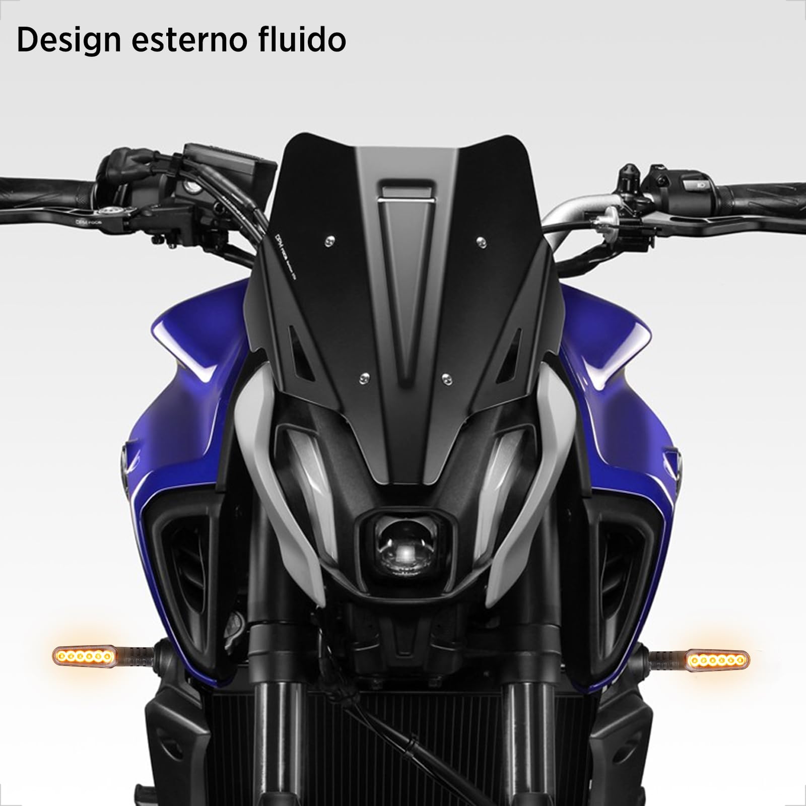 evermotor Frecce Moto, 2 Pezzi 6 LED Frecce Moto Omologate 12V Universali Indicatori di Direzione Impermeabile, ATV e Scooter