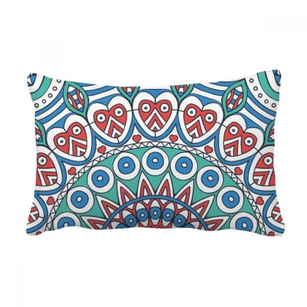 Tissu bleu de qualité supérieure pour ce coussin d'art décoratif de canapé