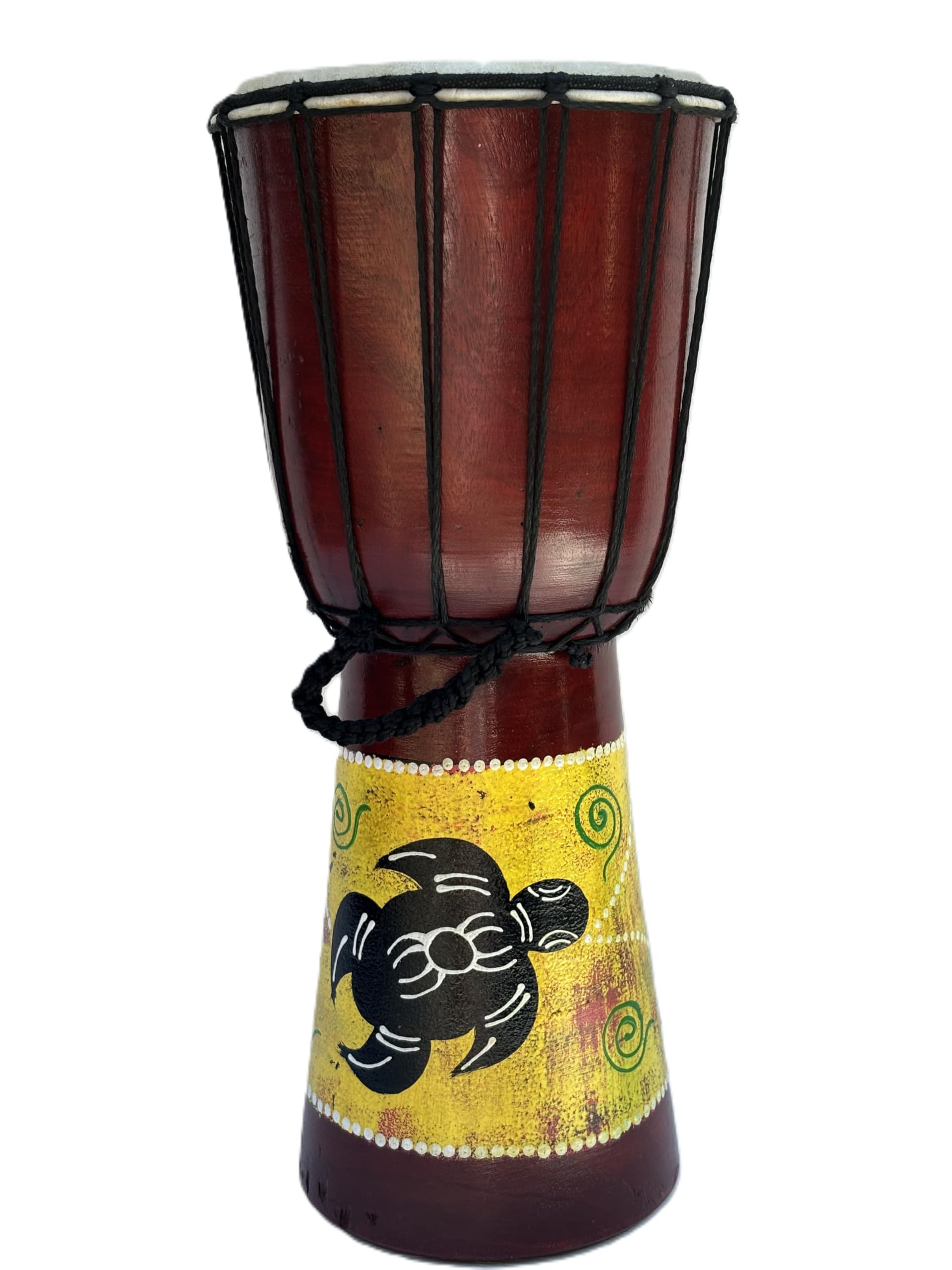 40cm Djembe Trommel Bongo Holztrommel Drum Darbuka Kinder Guter Klang Schildkröte Bunt