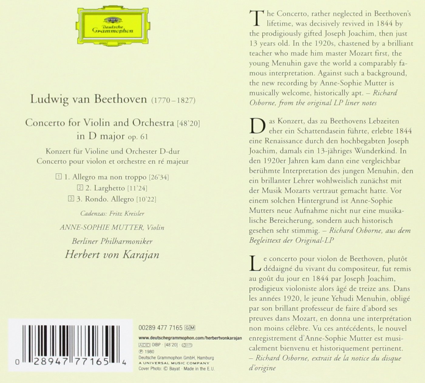 Beethoven Violin Concerto Op.61