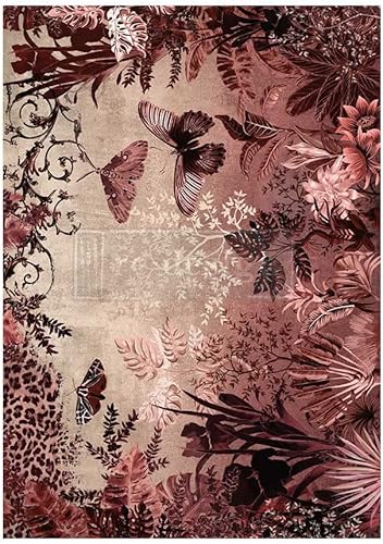 Redesign Decor Tissue Paper Sepia Rainforest Wall Calcomanías de pared DIY Papel tapiz de pared Murales Decoración para cocina sala de estar Redesign Decor Tissue Paper Sepia Rainforest Wall Calcomanías de pared DIY Papel tapiz de pared Murales Decoración para cocina sala de estar