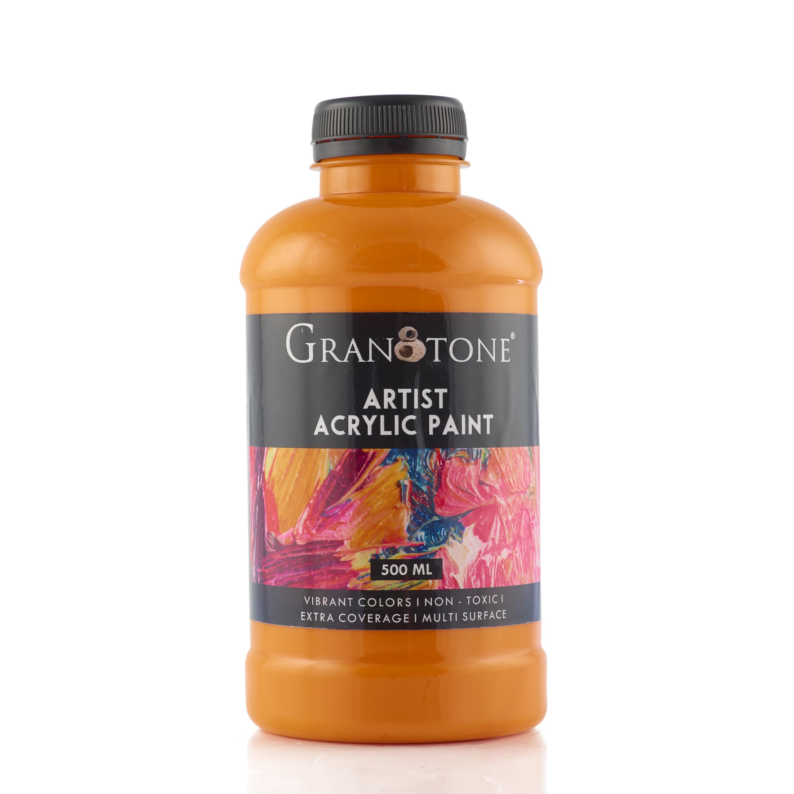 GRANOTONE Acrylic Paint Golden Yellow 500ml Rich Pigment Non Cracking