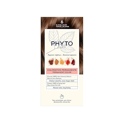 PHYTO Phytocolor Permanent Hair Color with Botanical Pigments, 100% Grey