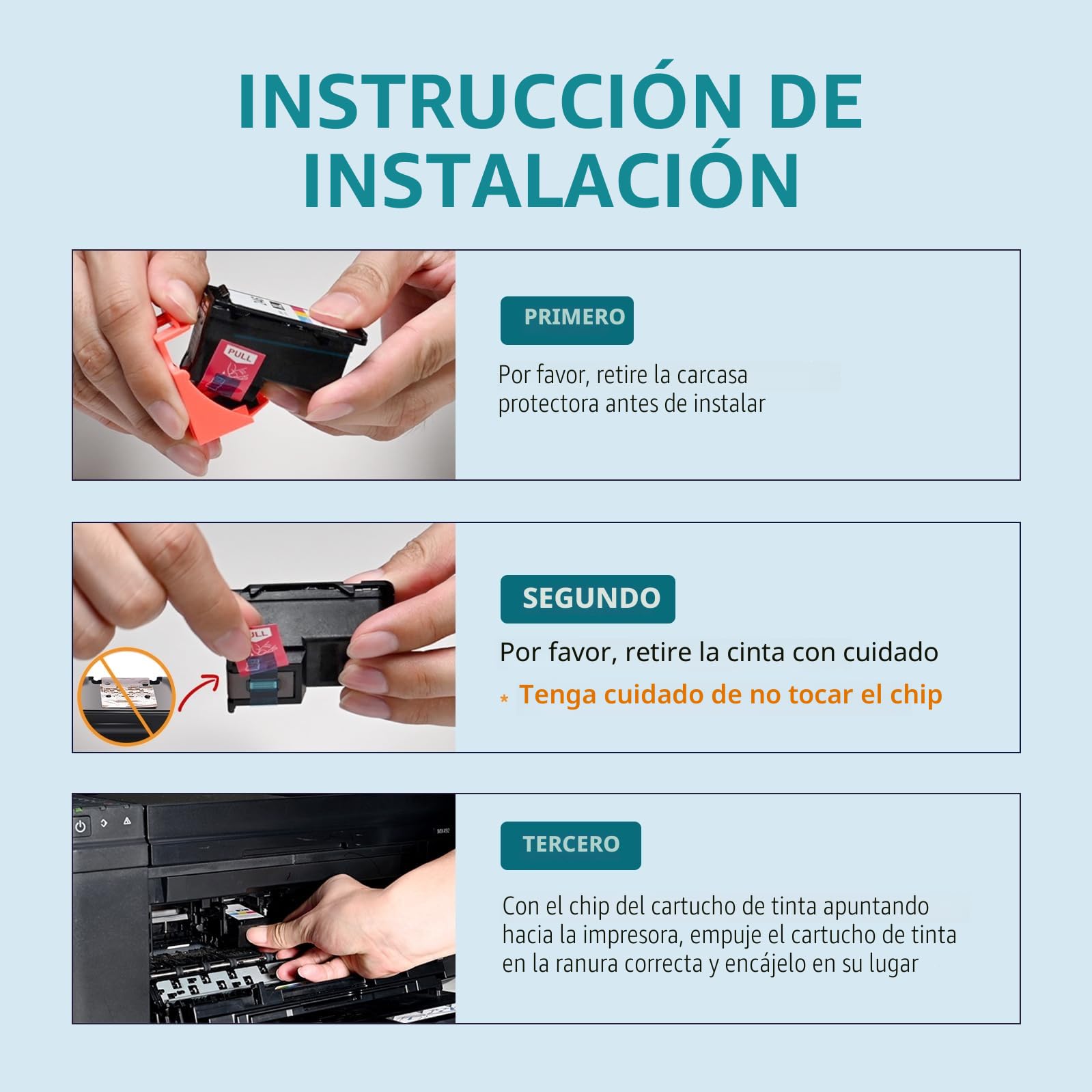 ZIPRINT 308 XL Cartuchos como reemplazo de los Cartuchos HP 308, compatibles con Las impresoras HP Envy 6120e, 6132e, 6532e, 6520e, 6100e, 6110e, 6122e, 6130e, 6530e (Negro/Color, Pack de 2)