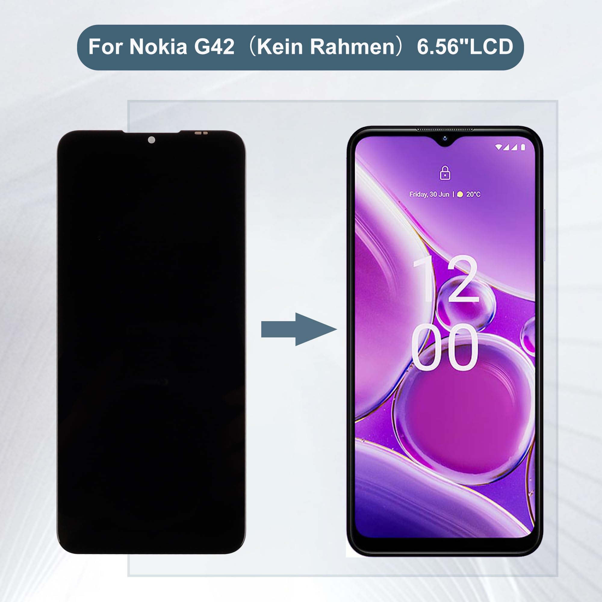 New Replacement LCD Screen Compatible with Nokia G42
