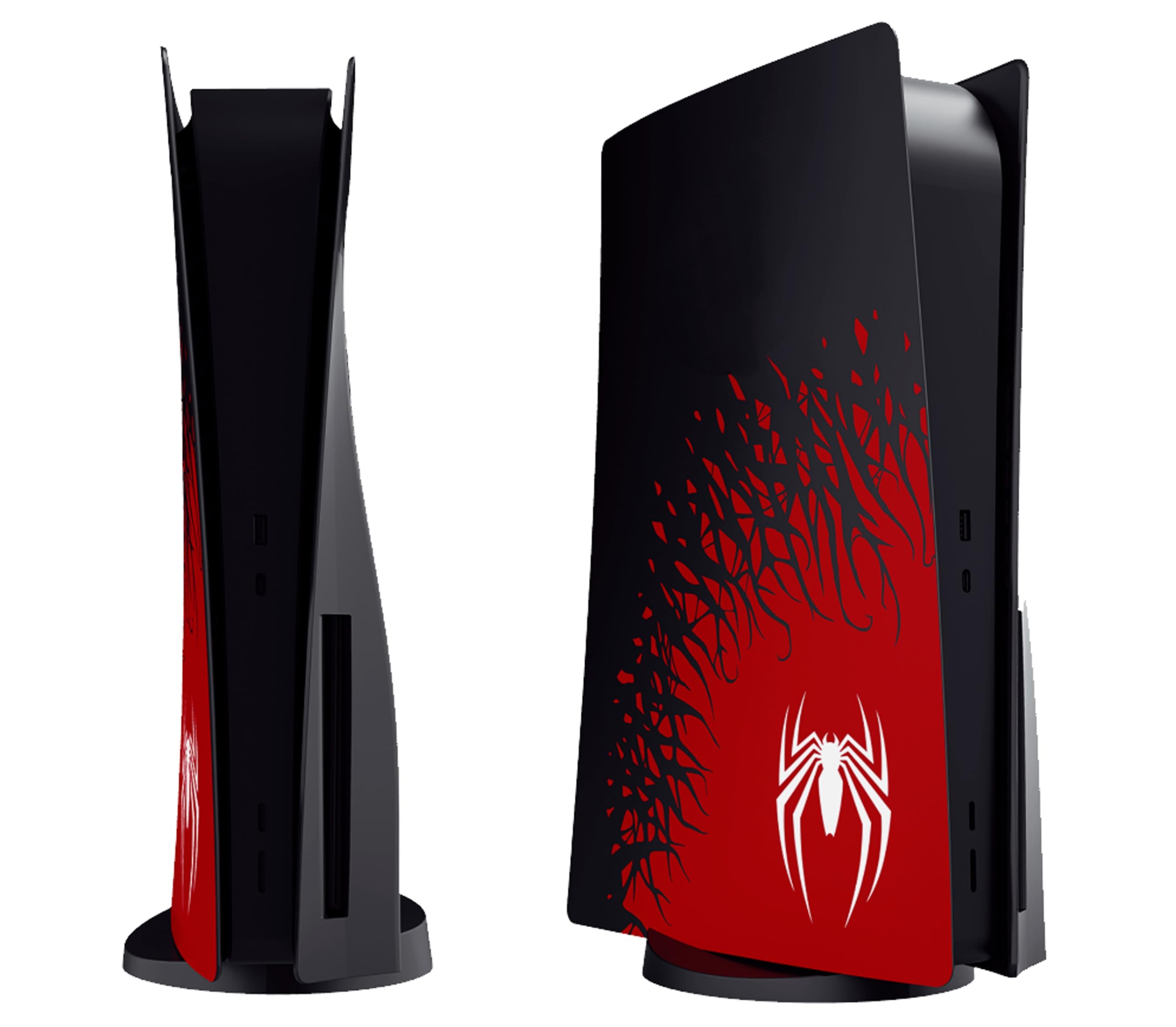 Sponsored Ad - Faceplate for PS5 Side Shell Plates PlayStation 5 Disc Edition Console Replacement Accessory Case Cover Black Plate Anti-Scratch Dust Cover Skin Protector (Spider)