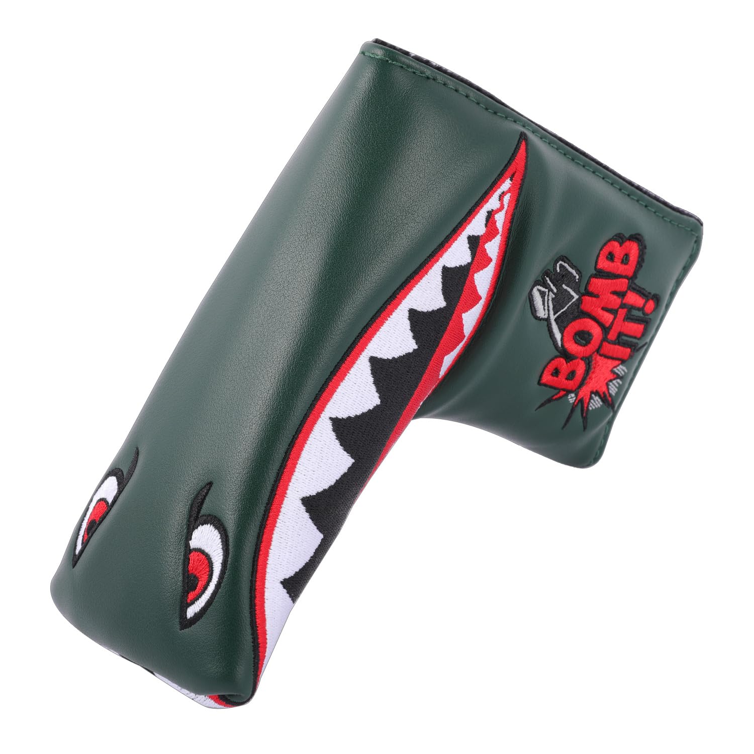 New War Shark Flying Tiger Warshark - Copritesta per putter da golf con lama da golf
