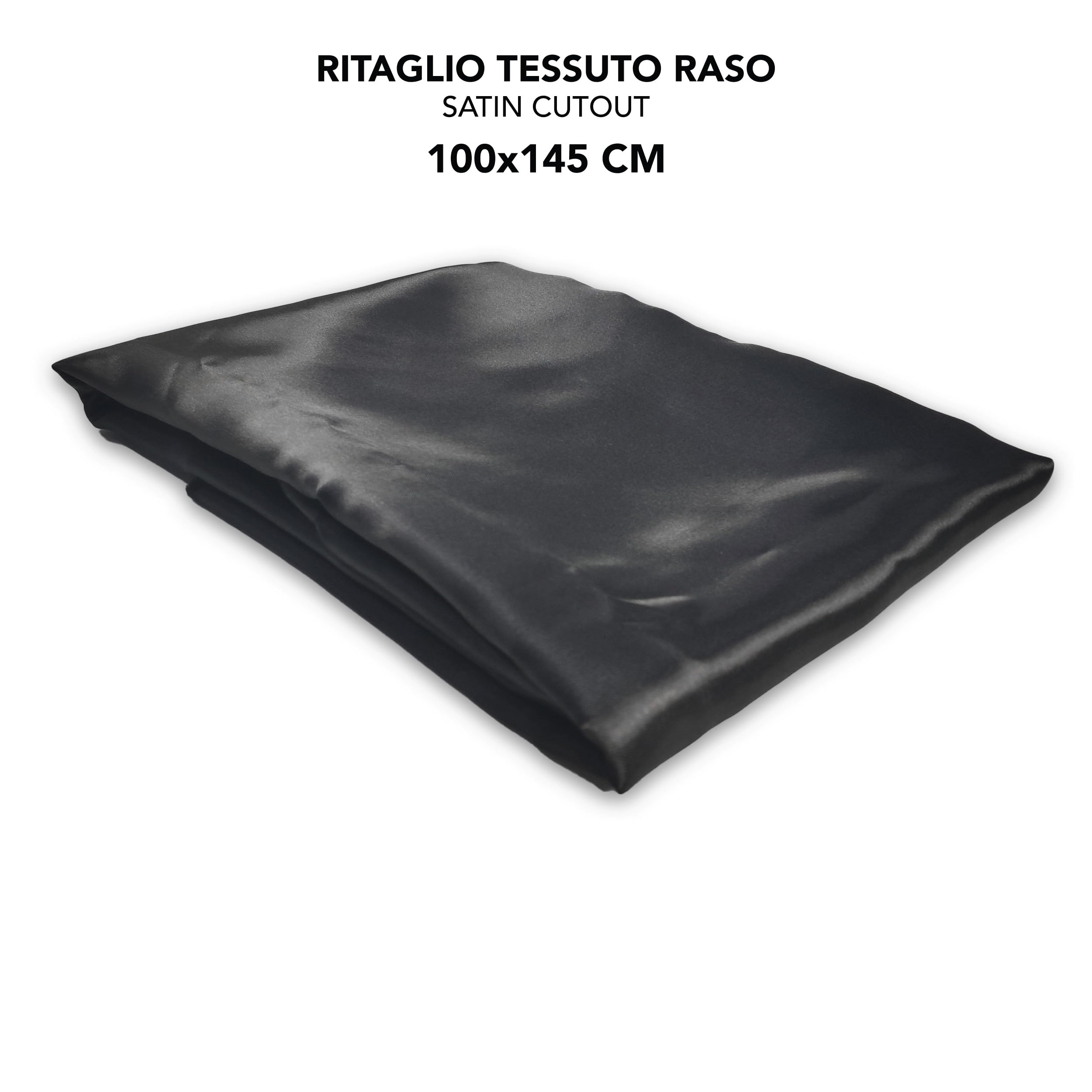 Panini Tessuti, Tessuto Raso Satin tinta unita in 40 colori - venduto al pezzo – lavori di cucito creazioni sartoriali e abbigliamento