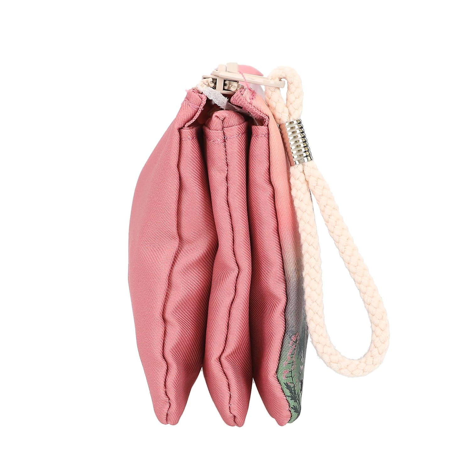 Depesche Miss Melody Flowers 12870 Fan Pencil Case with 3 Zip Compartments with Horse Motif and Dog Pendant - Image 3