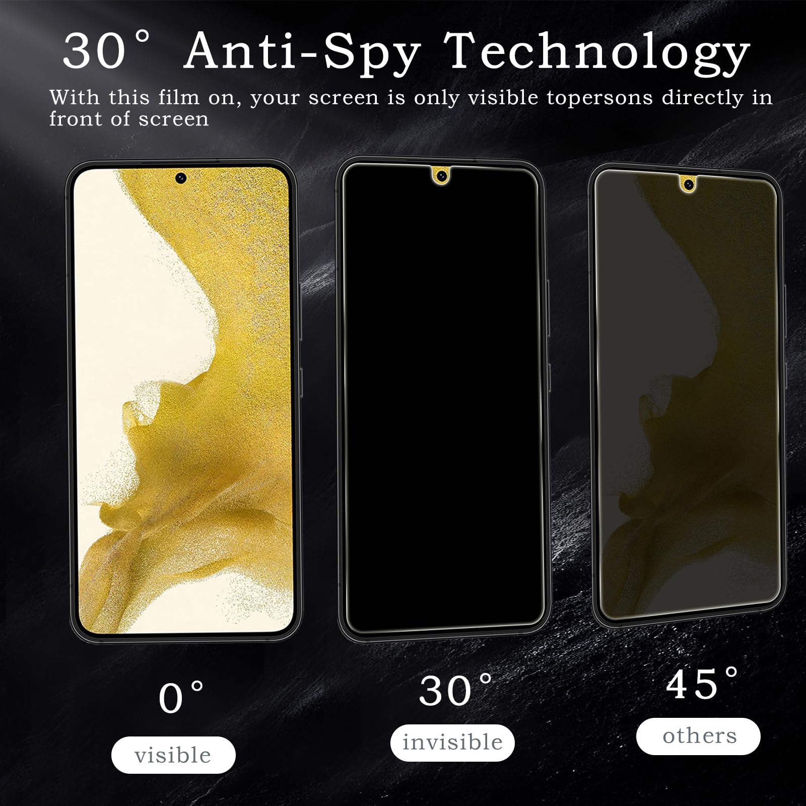 [Confezione da 2+2] Pellicola protettiva per Samsung Galaxy S22 Plus 5G, in vetro temperato infrangibile con obiettivo della fotocamera, durezza 9H, senza bolle